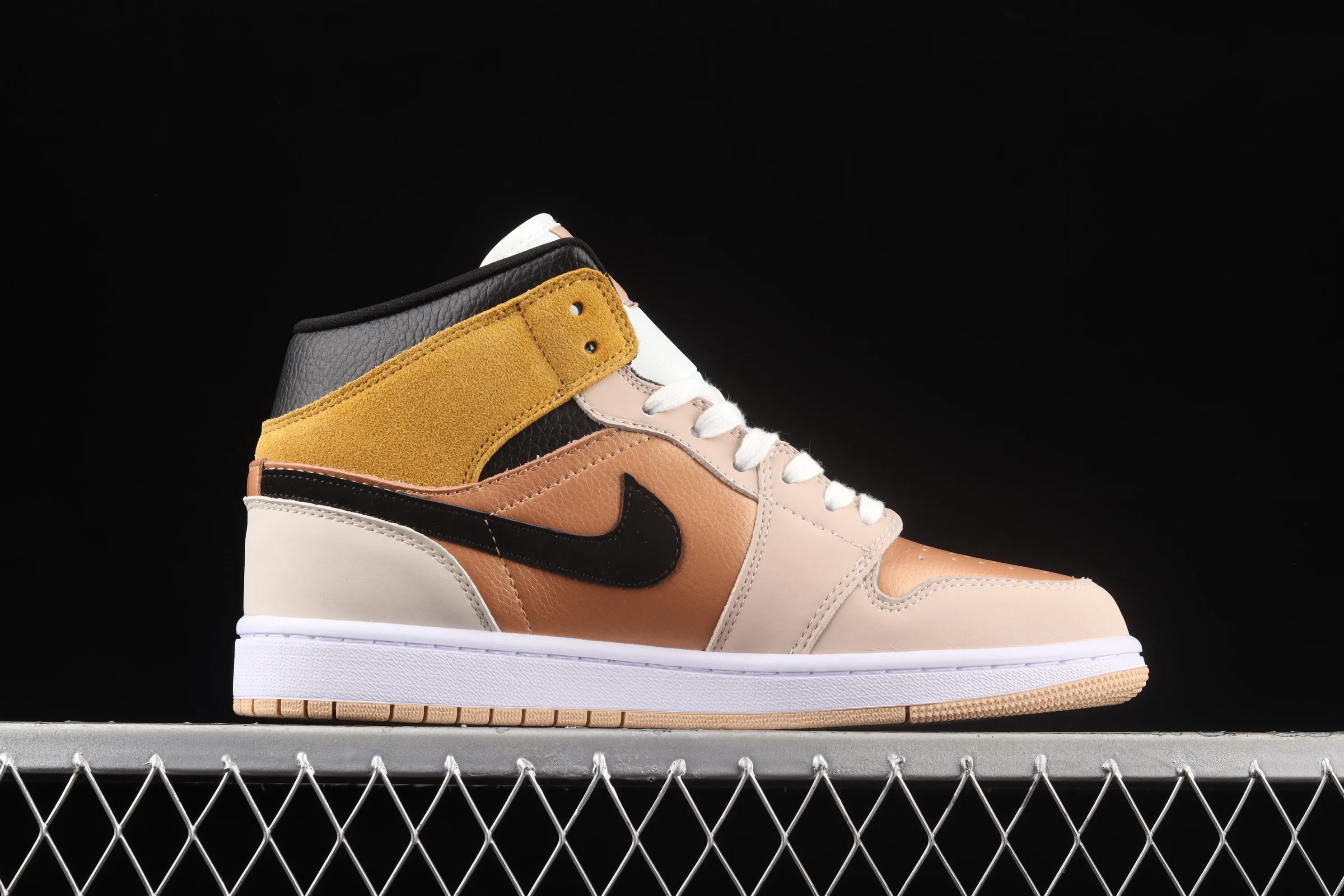 All Categories Air Jordan Jordan Series Basketball Shoes Air Jordan 1 Mid Different Versions Air Jordan 1 Mid SE "Particle Beige" AJ1 Qiao 1 Rock Tea Bronze China Basketball Shoes DD2224-200